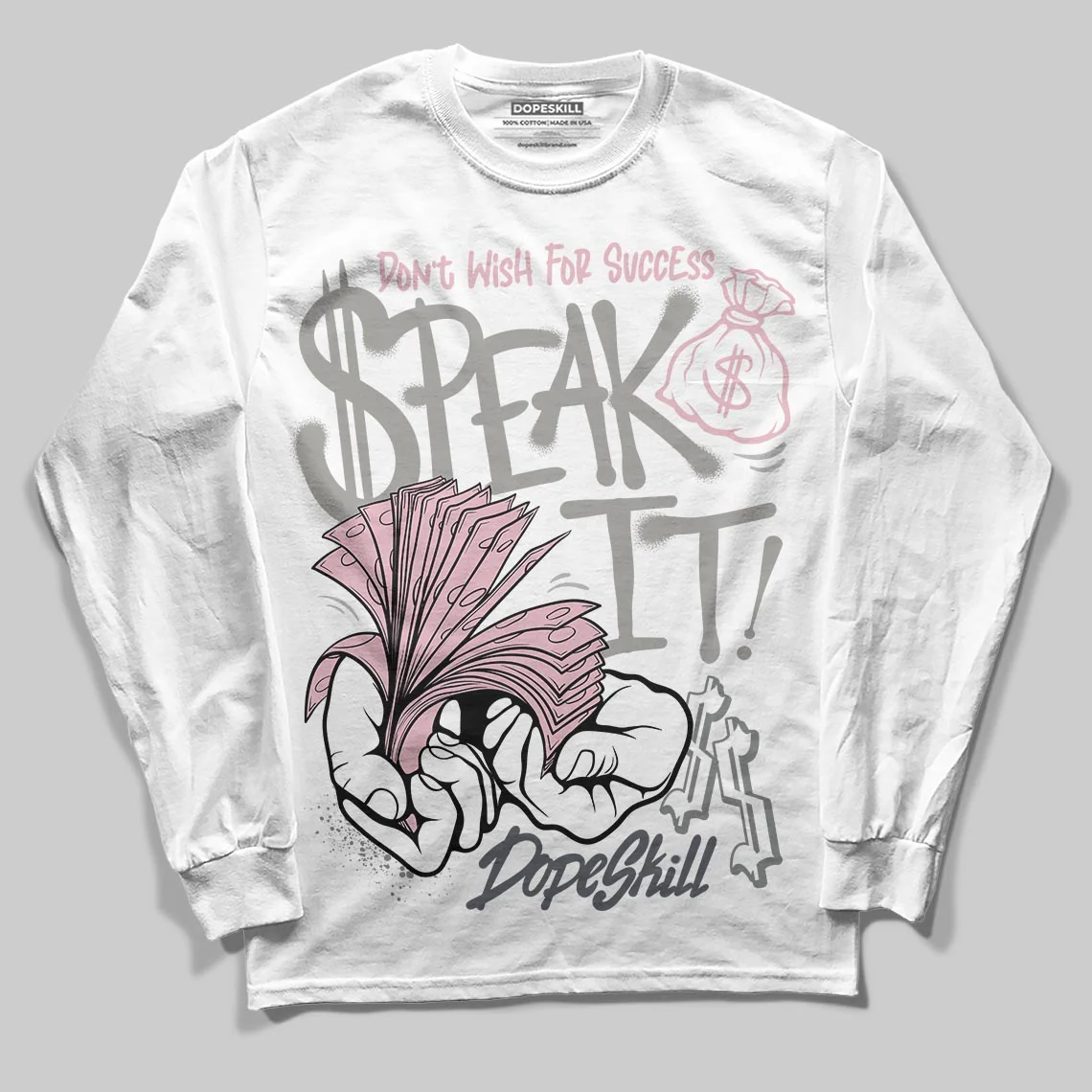 Max 95 OG “Pink Foam” DopeSkill Long Sleeve T-Shirt Speak It Graphic - Image 2