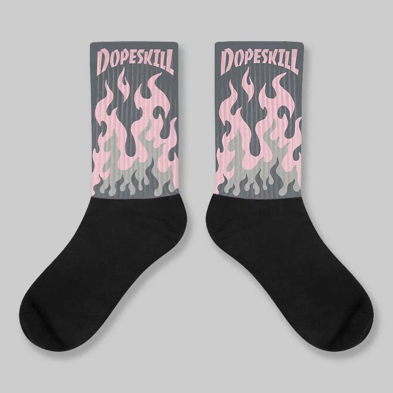 Max 95 OG “Pink Foam” DopeSkill Sublimated Sock FIRE Graphic