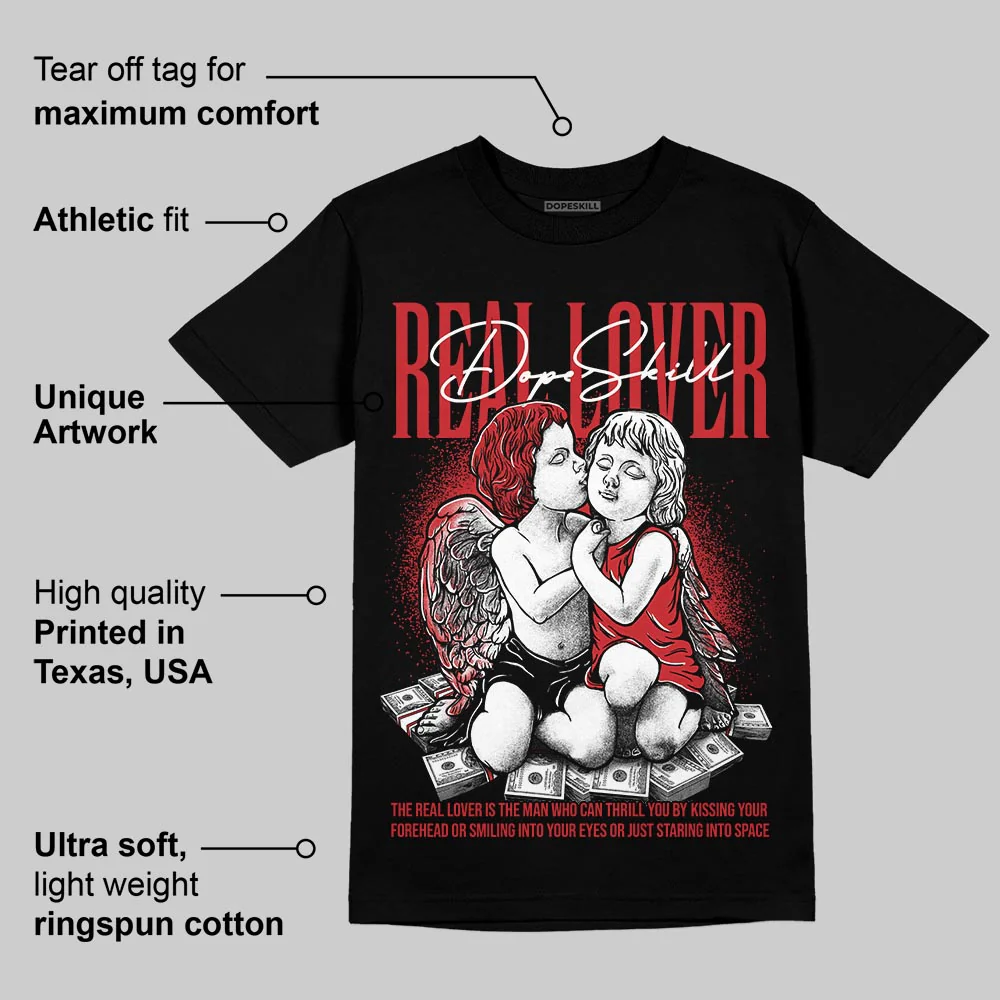 Max Uptempo 95 ‘Bulls Away’ DopeSkill T-Shirt Real Lover Graphic - Image 3