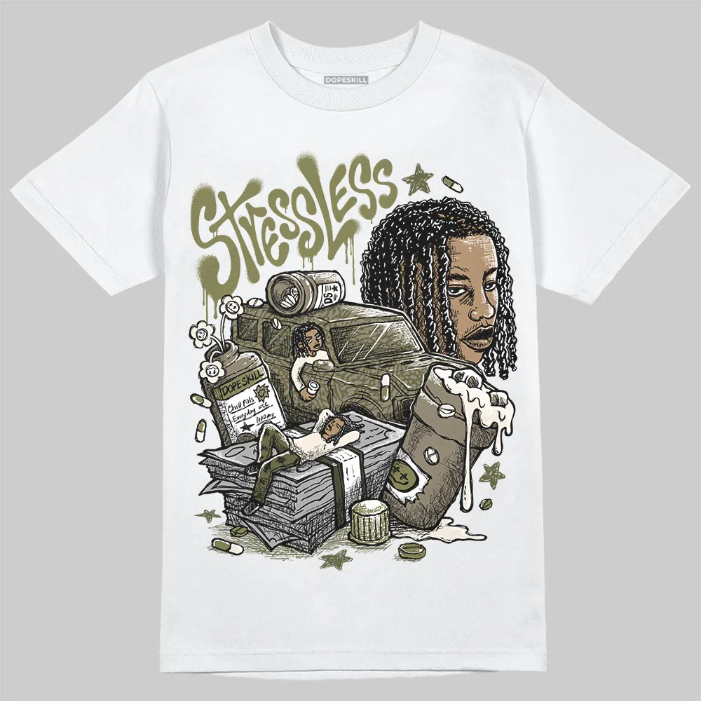 Medium Olive 3s DopeSkill T-Shirt Stressless Graphic - Image 2