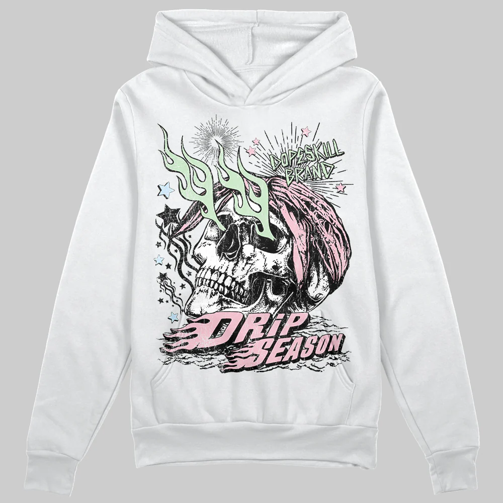 Medium Soft Pink 4s DopeSkill Hoodie Sweatshirt Drip Season Graphic - Image 2
