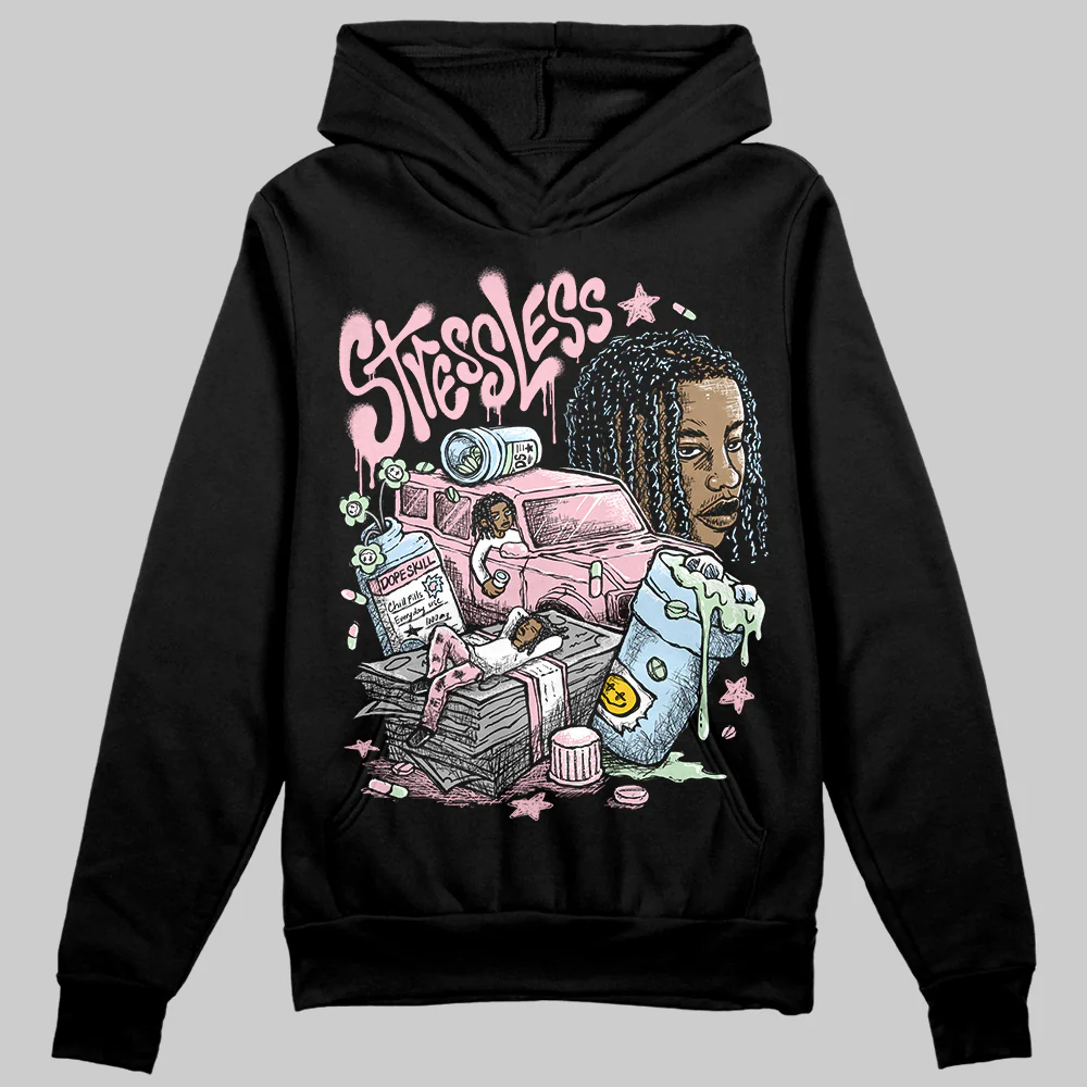 Medium Soft Pink 4s DopeSkill Hoodie Sweatshirt Stressless Graphic