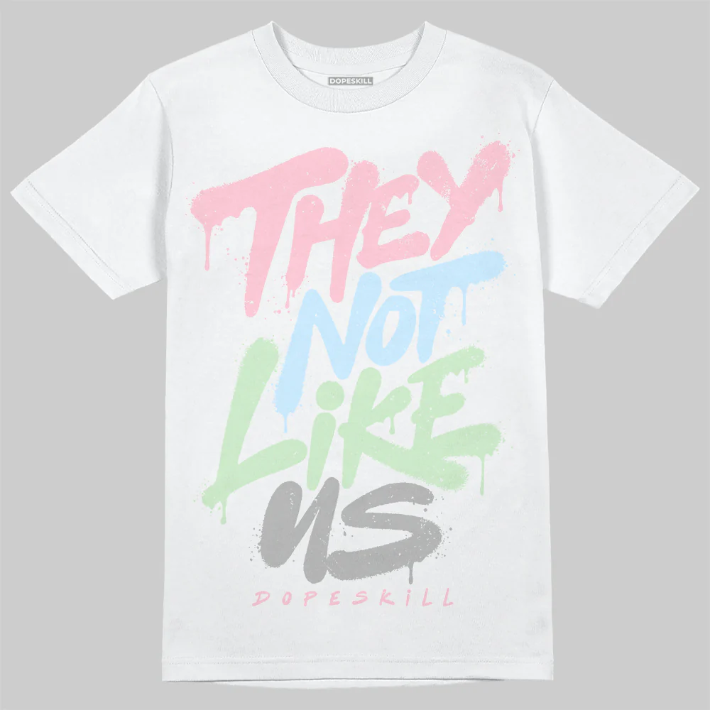 Medium Soft Pink 4s DopeSkill T-Shirt They Not Like Us Graphic - Image 2