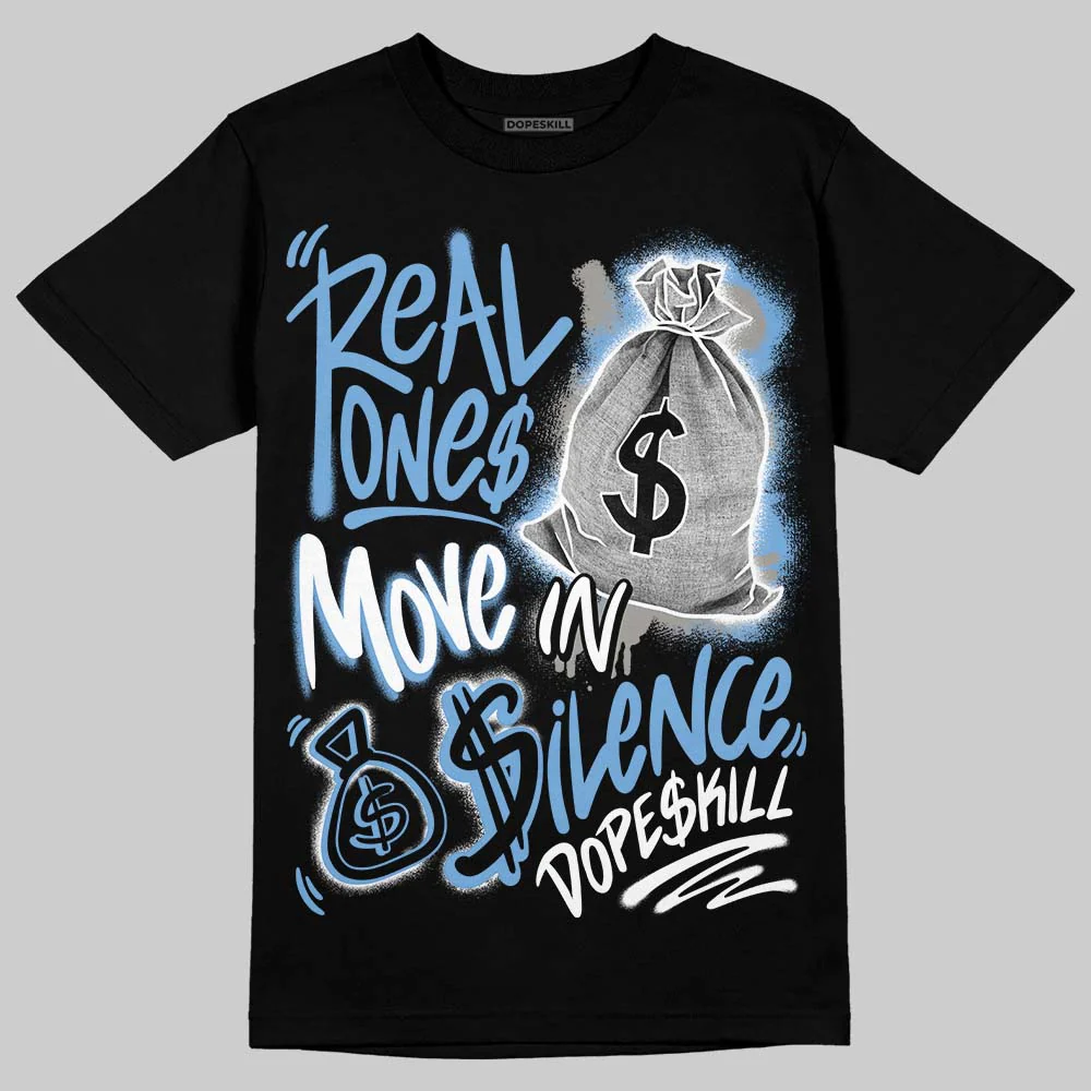 Melo 12s DopeSkill T-Shirt Real Ones Move In Silence Graphic - Image 2