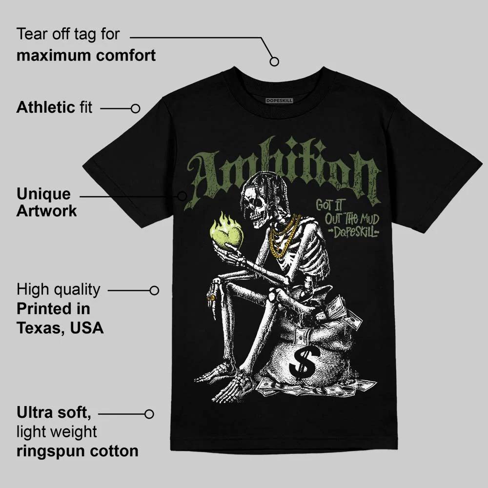 NB 1890 “Faded Black/Utility Green” DopeSkill T-Shirt Ambition Graphic - Image 3
