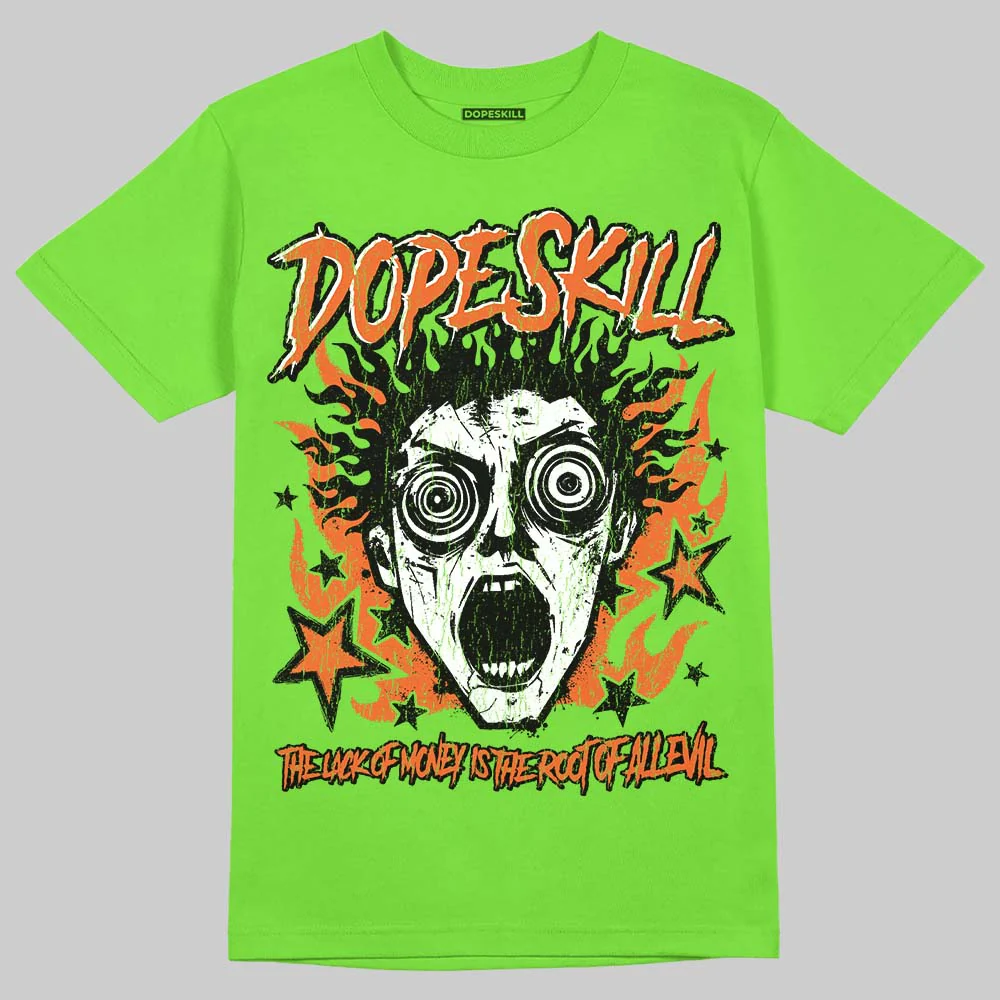 Neon Green Collection DopeSkill T-Shirt Root of Evil Graphic - Image 3
