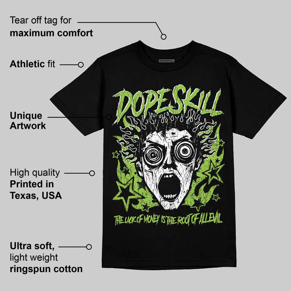 Neon Green Collection DopeSkill T-Shirt Root of Evil Graphic - Image 4