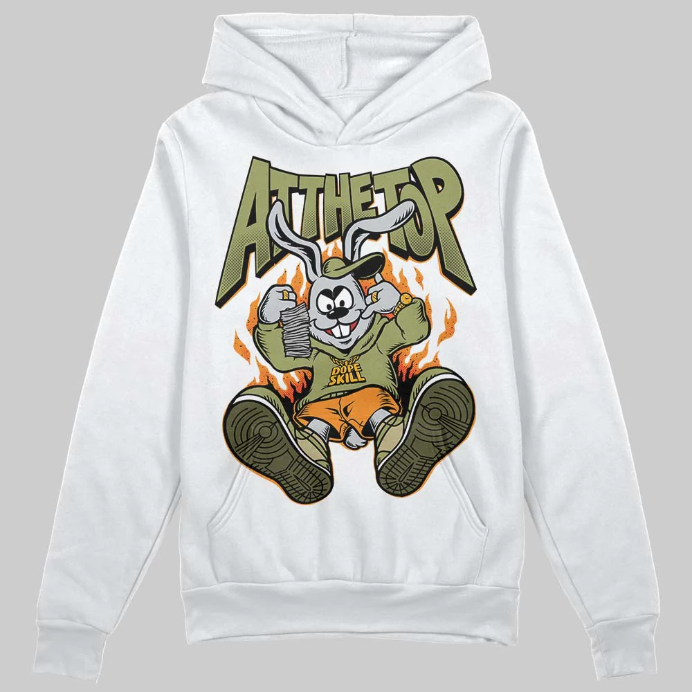 Olive Collection DopeSkill Hoodie Sweatshirt At The Top Graphic