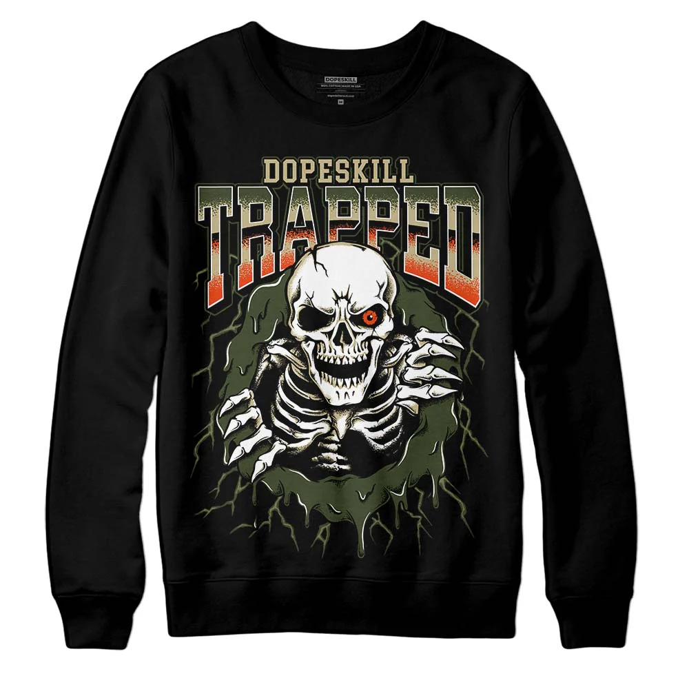 Olive Collection DopeSkill Sweatshirt Trapped Halloween Graphic - Image 2