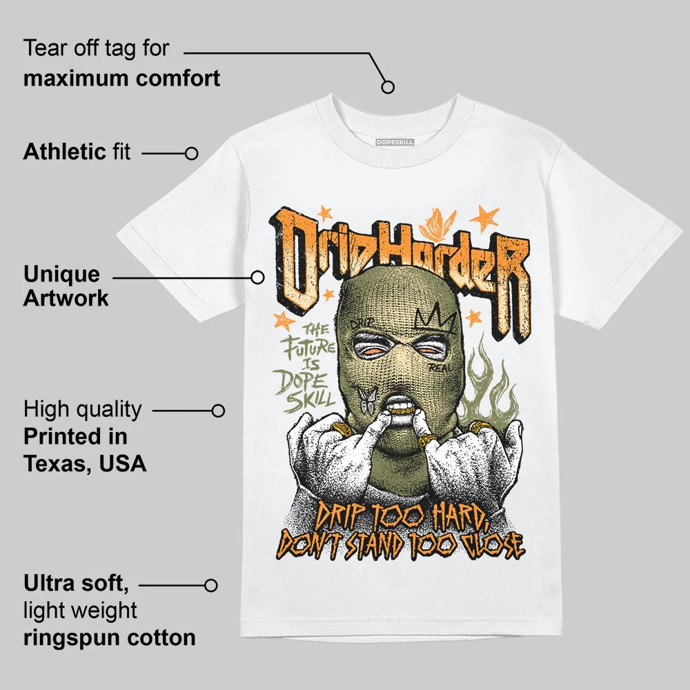 Olive Collection DopeSkill T-Shirt Drip Harder Graphic - Image 4