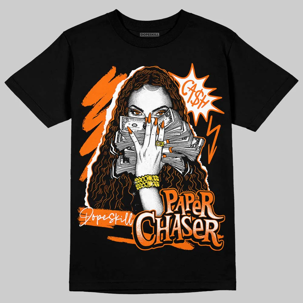Orange Black White DopeSkill T-Shirt NPC Graphic - Image 2
