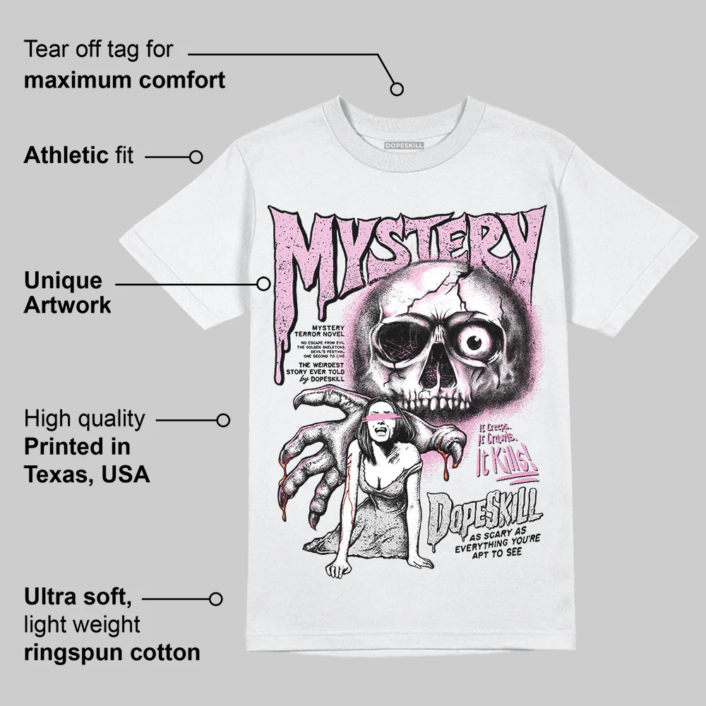 Orchid 4s DopeSkill T-Shirt Mystery Ghostly Grasp Graphic - Image 3