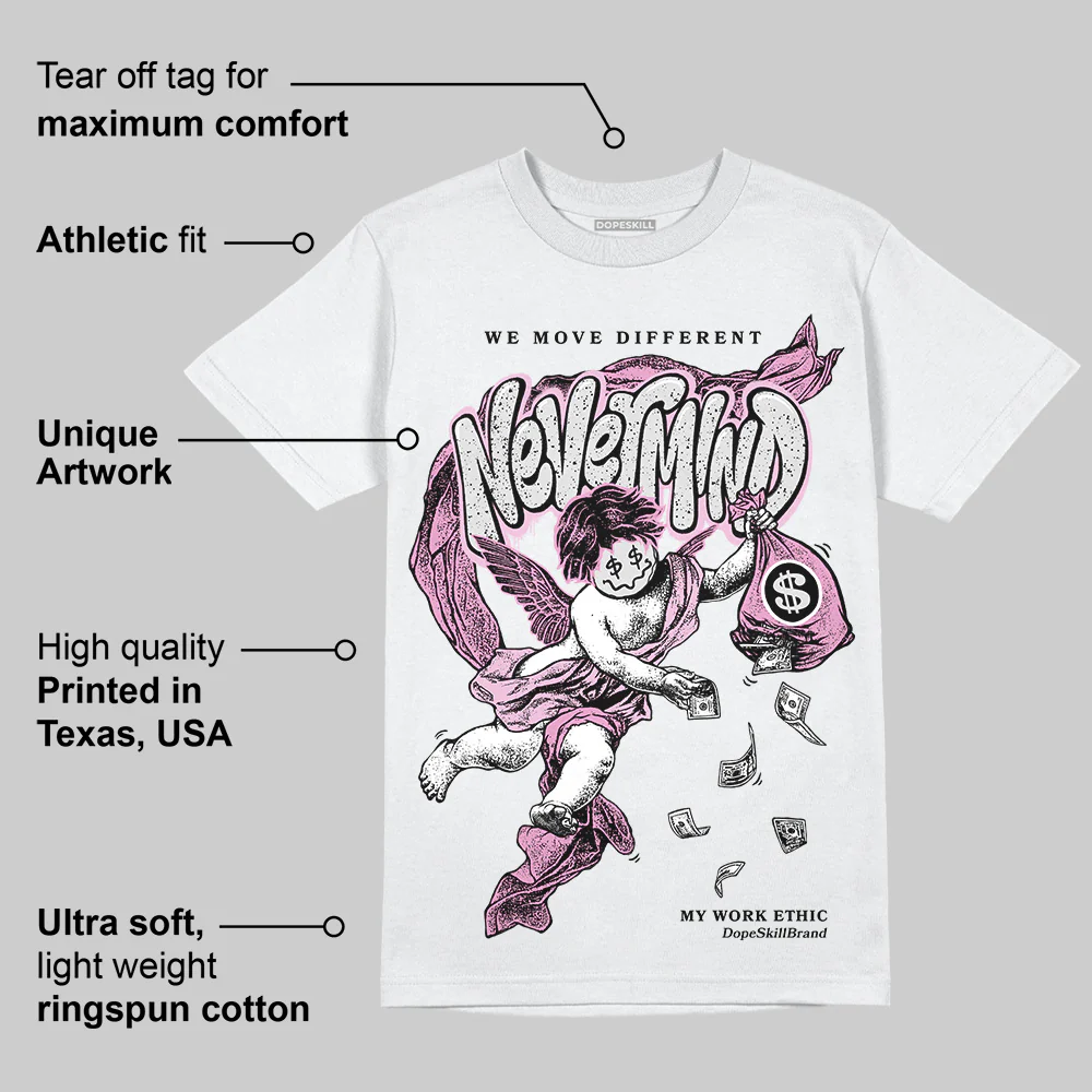 Orchid 4s DopeSkill T-Shirt Nevermind Graphic - Image 3