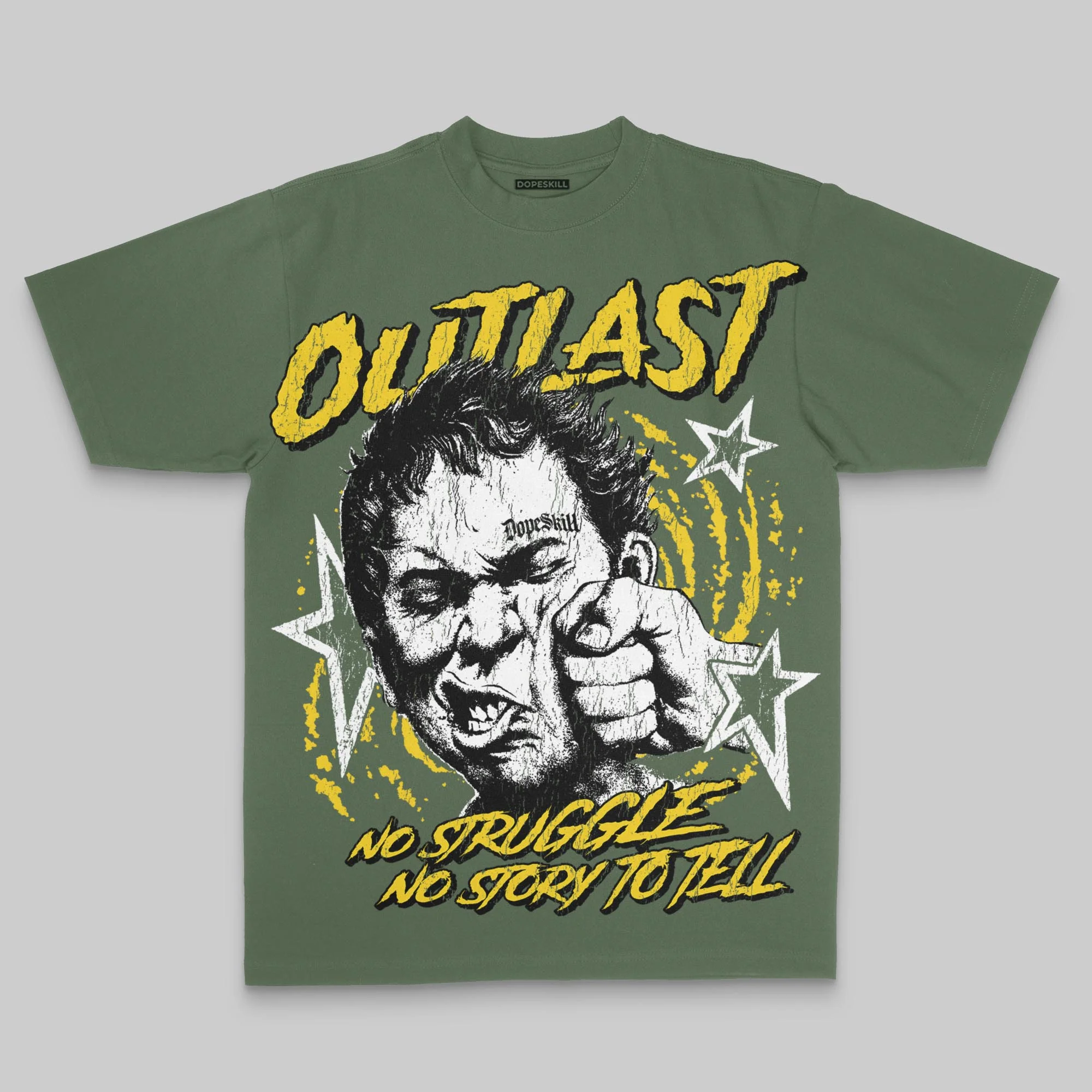 Outlast Oversize Print DopeSkill T-shirt - Image 5