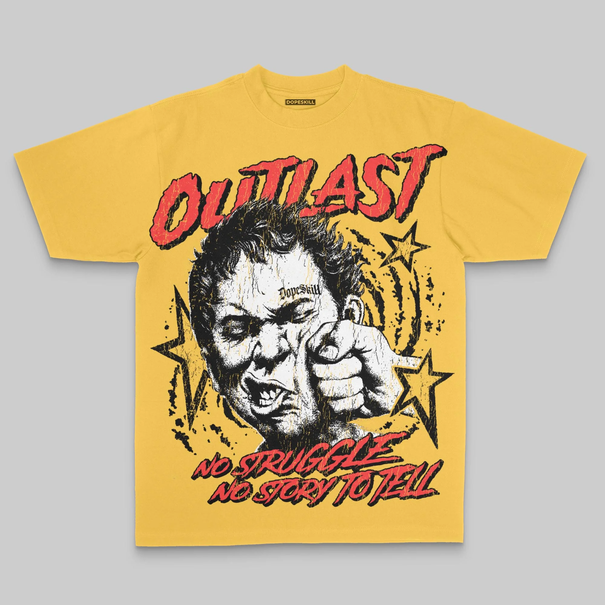 Outlast Oversize Print DopeSkill T-shirt - Image 9