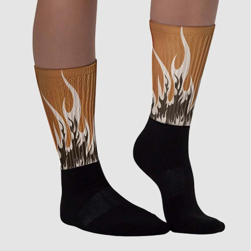 Palomino 3s DopeSkill Sublimated Socks FIRE Graphic - Image 3