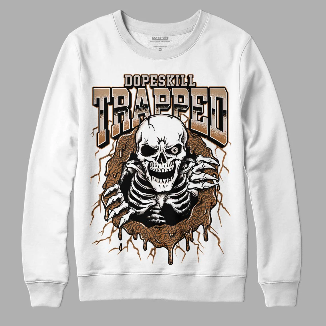 Palomino 3s DopeSkill Sweatshirt Trapped Halloween Graphic