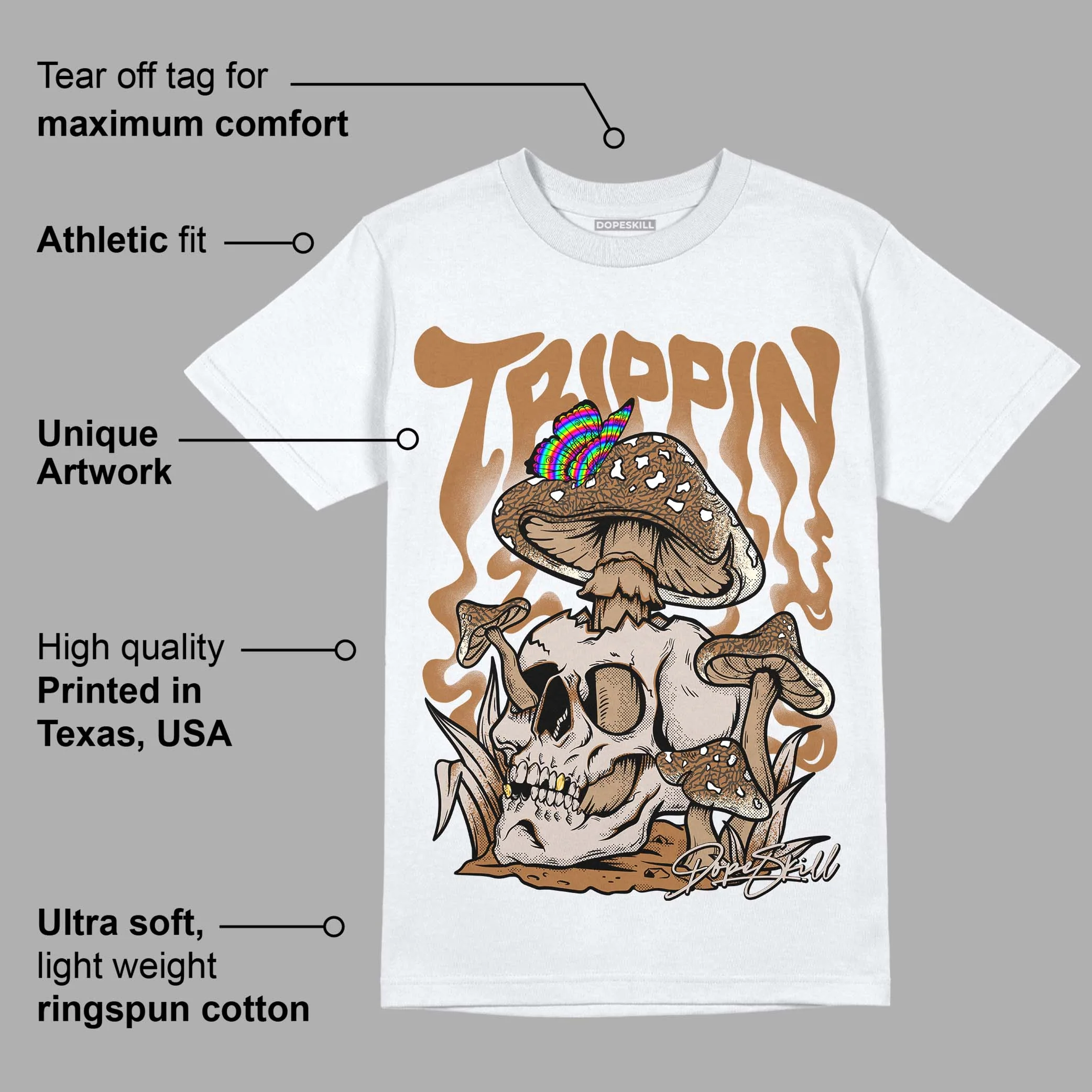Palomino 3s DopeSkill T-Shirt Trippin Graphic - Image 3