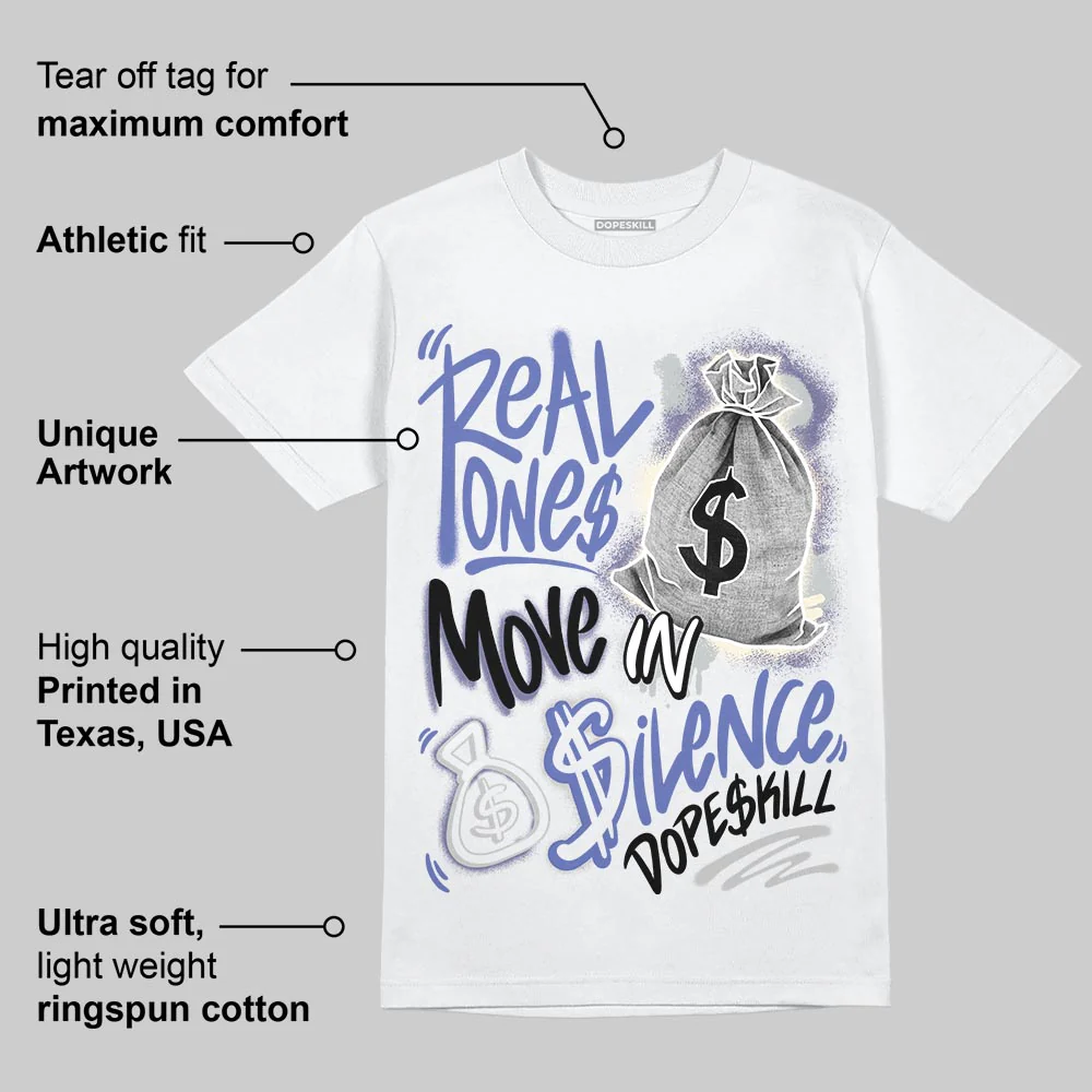 Patta x Max 90 “Sapphire” DopeSkill T-Shirt Real Ones Move In Silence Graphic - Image 3