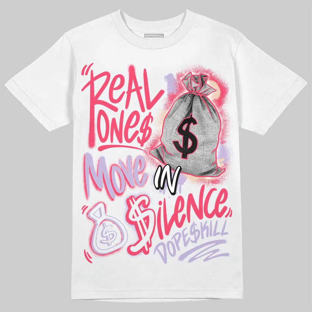 Peanut Butter Jelly 5s DopeSkill T-Shirt Real Ones Move In Silence Graphic