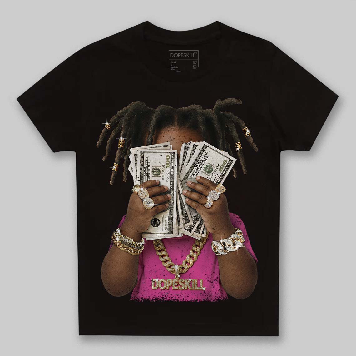 Pink Collection DopeSkill Toddler Kids T-shirt Rich Youth Graphic - Image 2