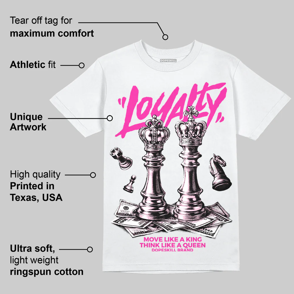 Pink 'Loyalty' DopeSkill Graphic T-Shirt - Image 4