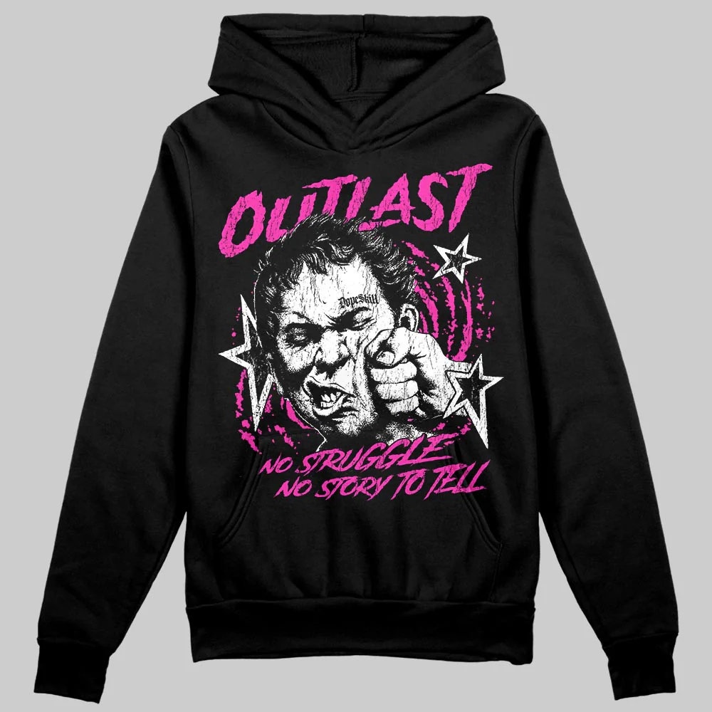 Pink 'Outlast' DopeSkill Graphic Hoodie - Image 2