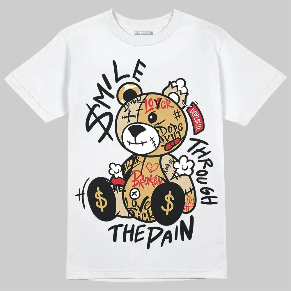 Pizza 4s DopeSkill T-Shirt Smile Through The Pain Graphic