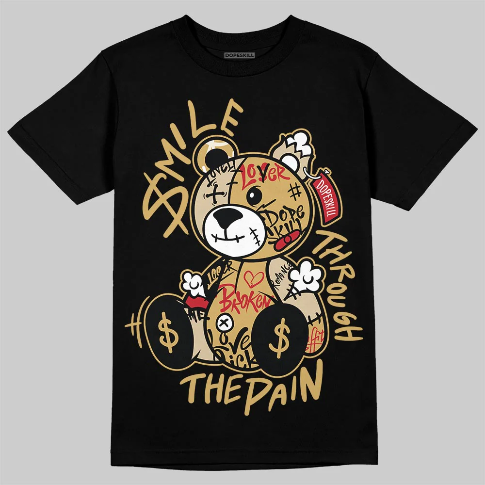 Pizza 4s DopeSkill T-Shirt Smile Through The Pain Graphic - Image 2