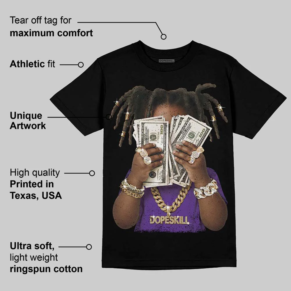 PURPLE Collection DopeSkill T-Shirt Rich Youth Graphic - Image 4