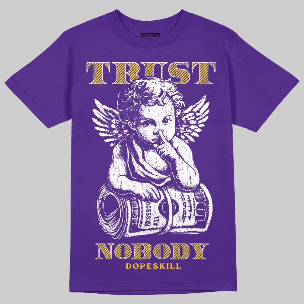 PURPLE 'Trust Nobody' DopeSkill Graphic T-Shirt - Image 3