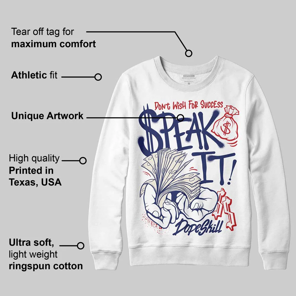 Rare Air 11s DopeSkill Sweatshirt Speak It Graphic - Image 2