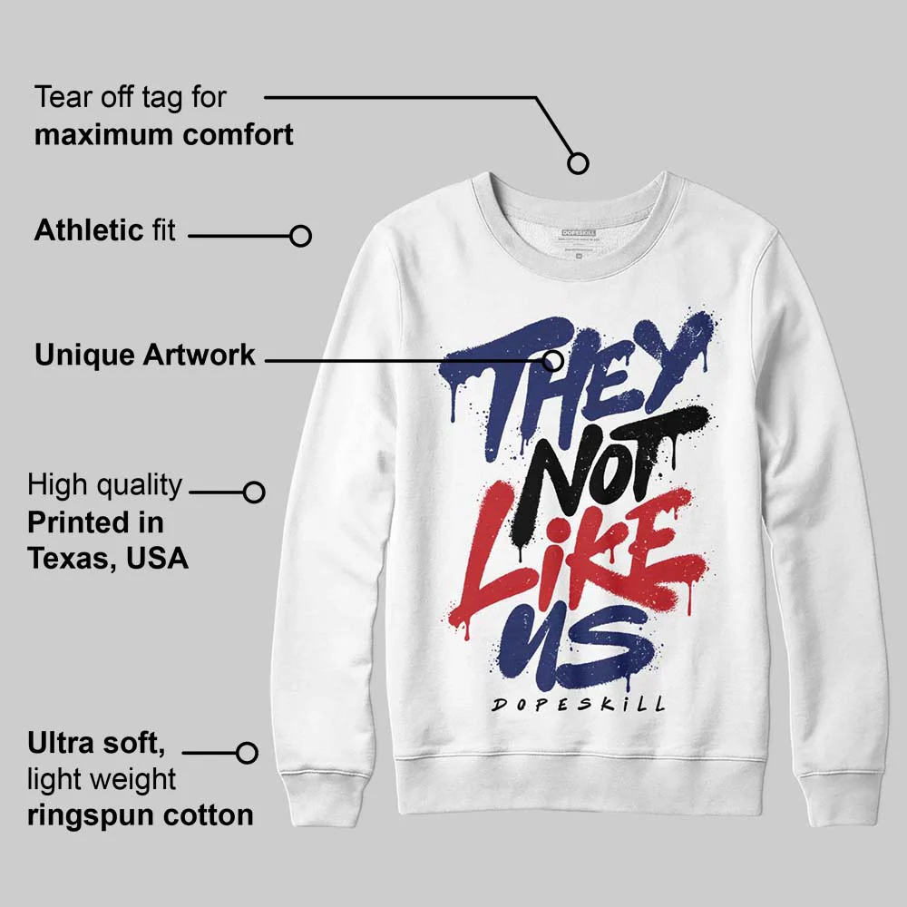 Rare Air 11s DopeSkill Sweatshirt They Not Like Us Graphic - Image 2