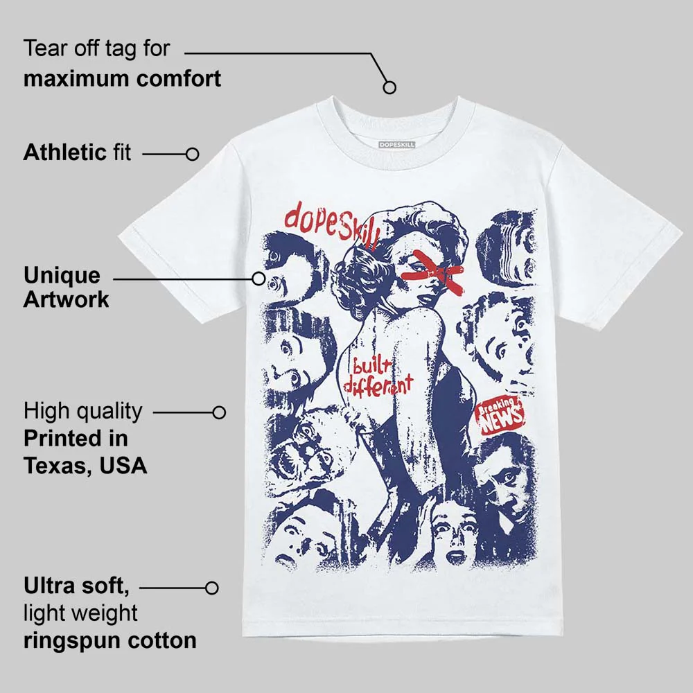 Rare Air 11s DopeSkill T-Shirt Built Different Graphic - Image 3