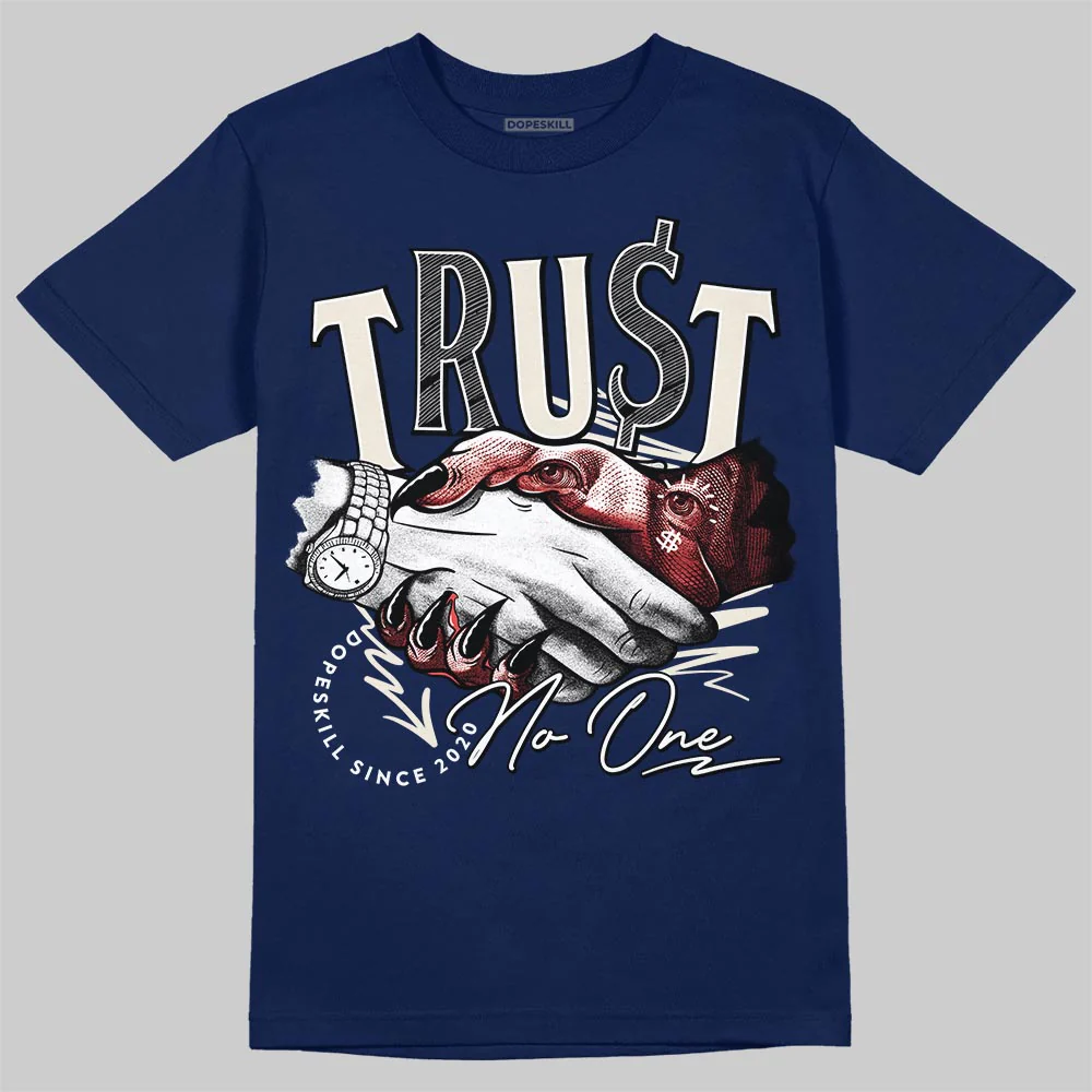 Rare Air 11s DopeSkill T-Shirt Trust No One Graphic - Image 2