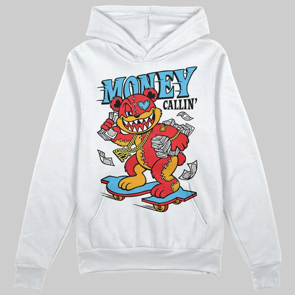 Red Collection DopeSkill Hoodie Sweatshirt Money Callin' Graphic - Image 2