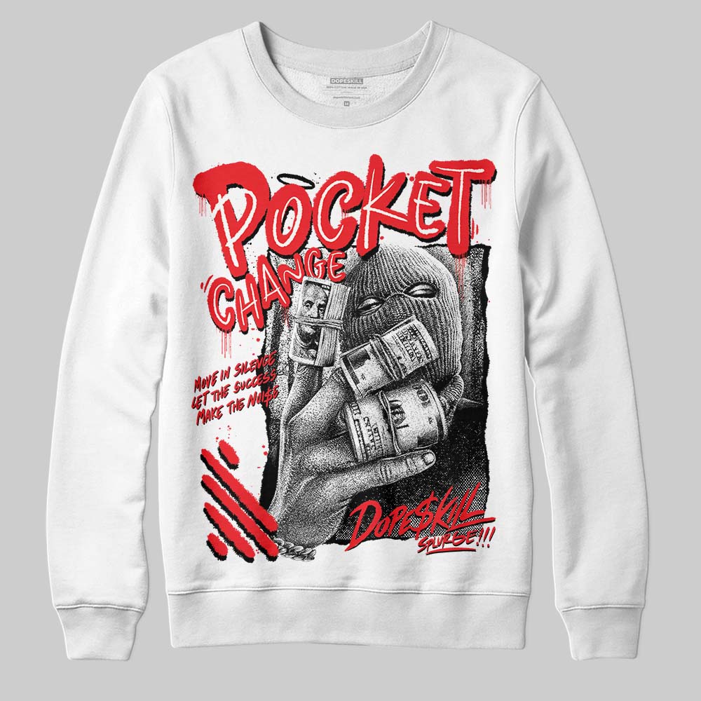 Red Collection DopeSkill Sweatshirt Pocket Change Graphic - Image 2