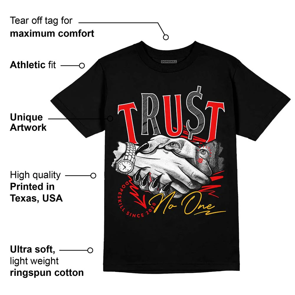 Red Collection DopeSkill T-Shirt Trust No One Graphic - Image 3