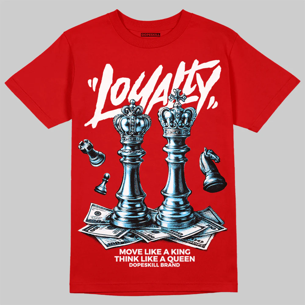 Red 'Loyalty' DopeSkill Graphic T-Shirt - Image 3