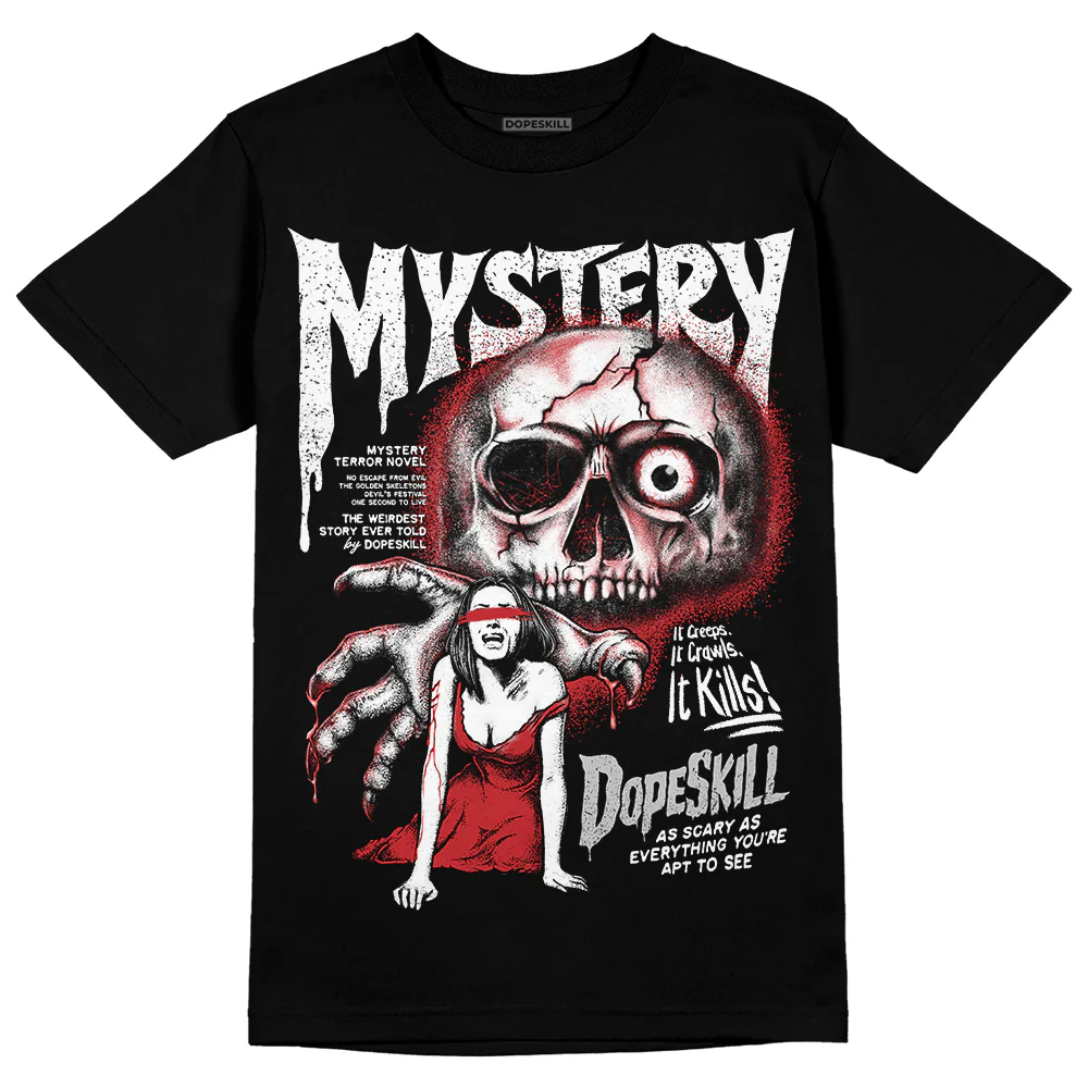 Red Taxi 12s DopeSkill T-Shirt Mystery Ghostly Grasp Graphic - Image 2