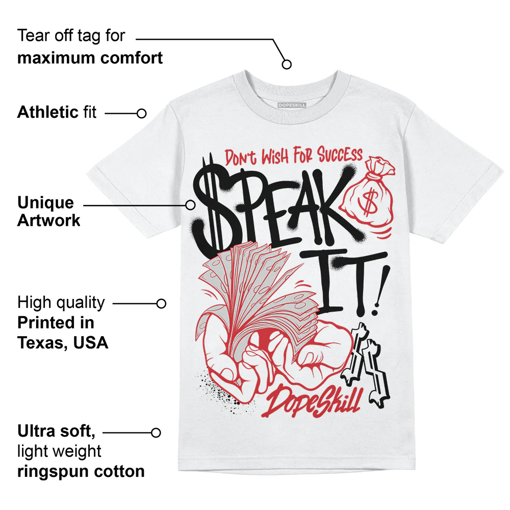 Red Taxi 12s DopeSkill T-Shirt Speak It Graphic - Image 3
