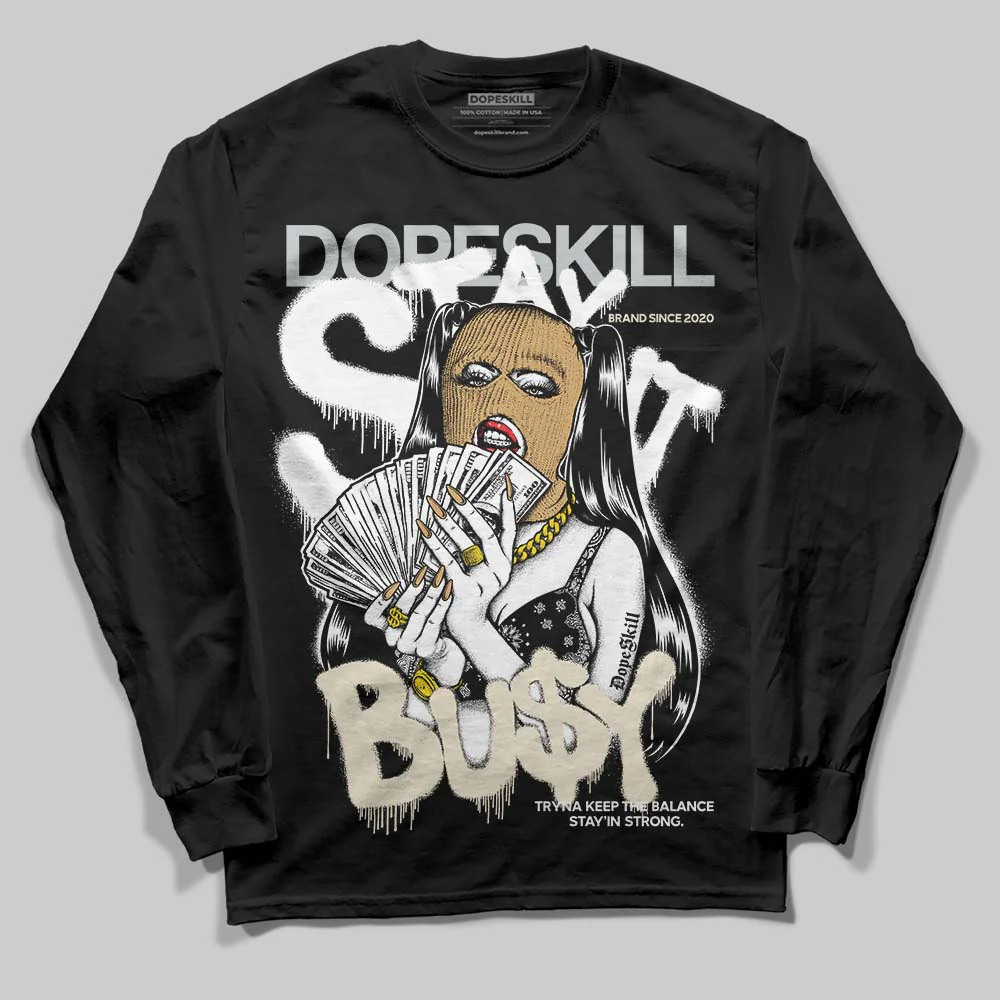Reverse Metallic 5s DopeSkill Long Sleeve T-Shirt Stay It Busy Graphic - Image 2