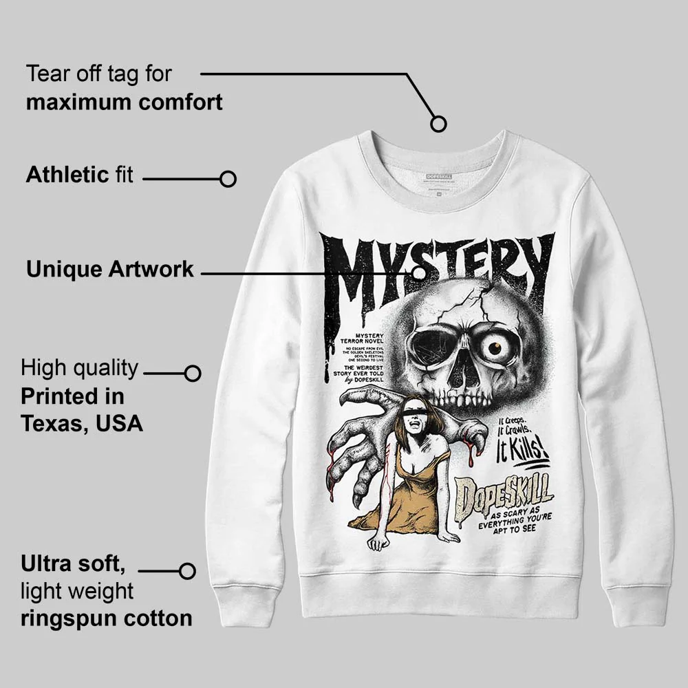 Reverse Metallic 5s DopeSkill Sweatshirt Mystery Ghostly Grasp Graphic - Image 3