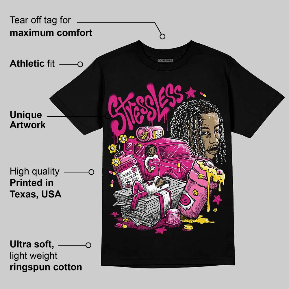 Rick RO Pink Leather Sneakers DopeSkill T-Shirt Stressless Graphic - Image 3