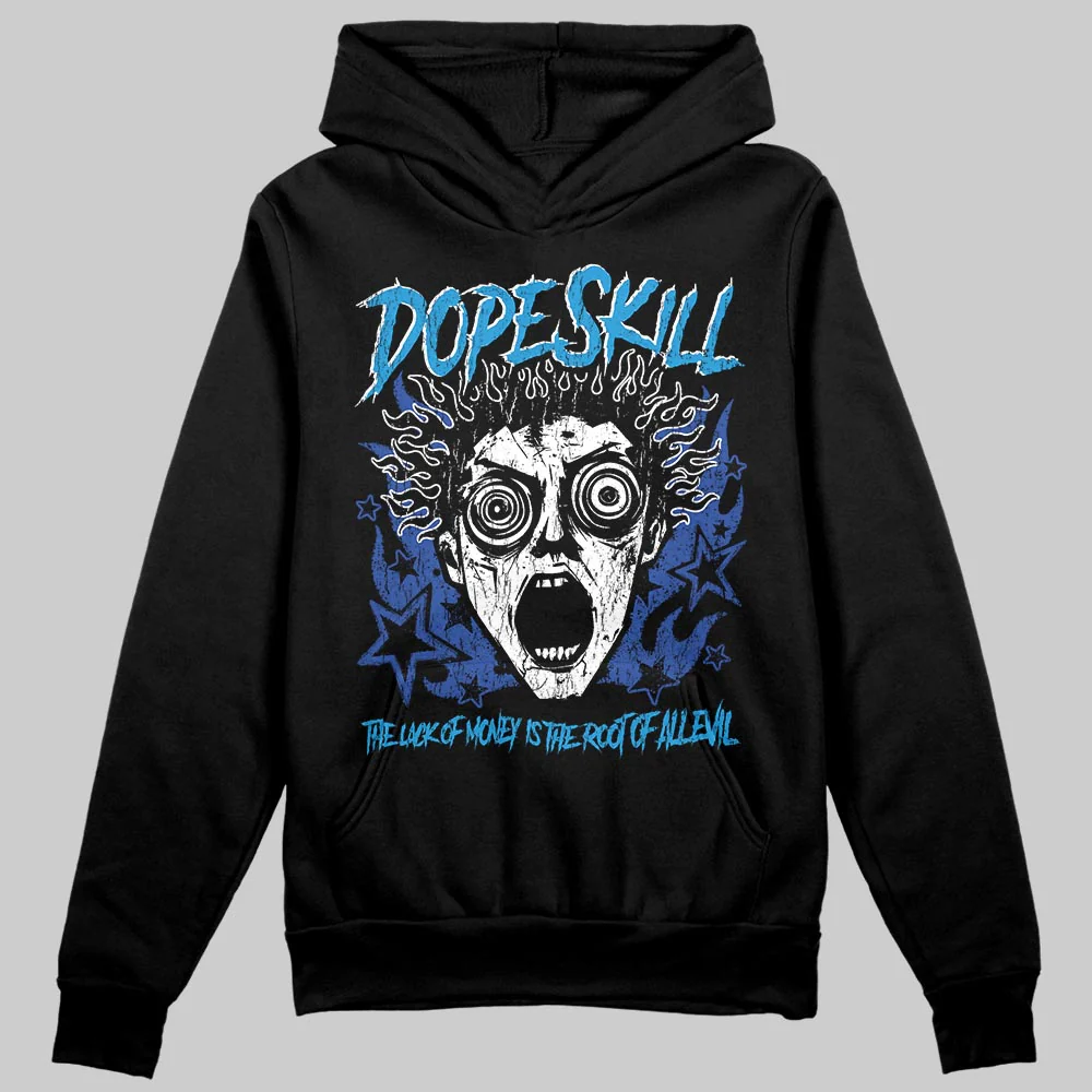 Royal Blue Collection DopeSkill Hoodie Sweatshirt Root of Evil Graphic - Image 2