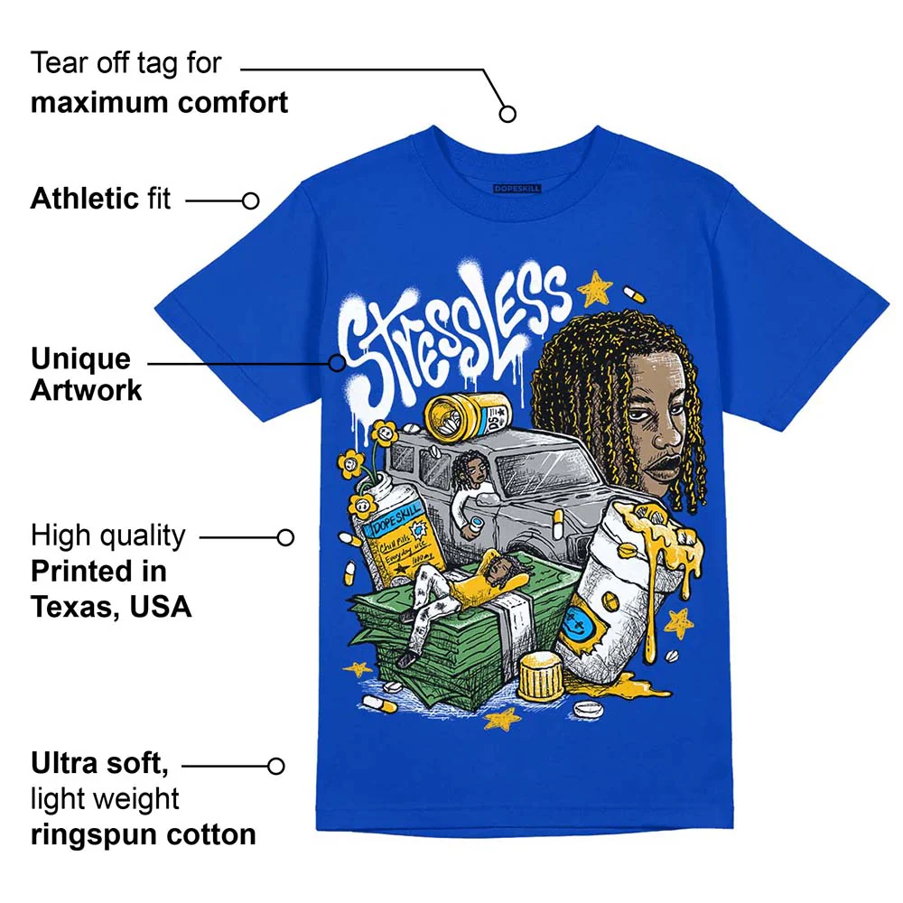 Royal Blue Collection DopeSkill Royal Blue T-shirt Stressless Graphic - Image 2