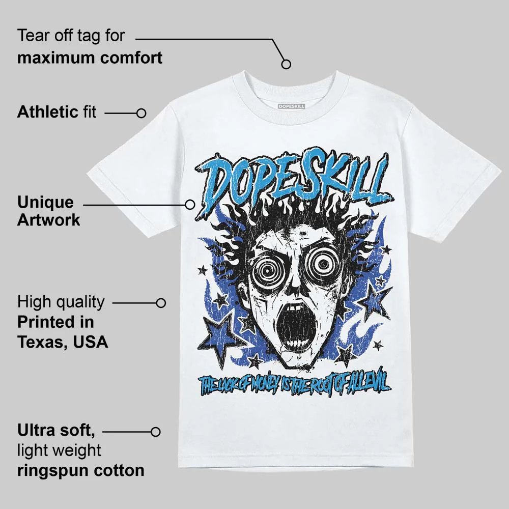 Royal Blue Collection DopeSkill T-Shirt Root of Evil Graphic - Image 4
