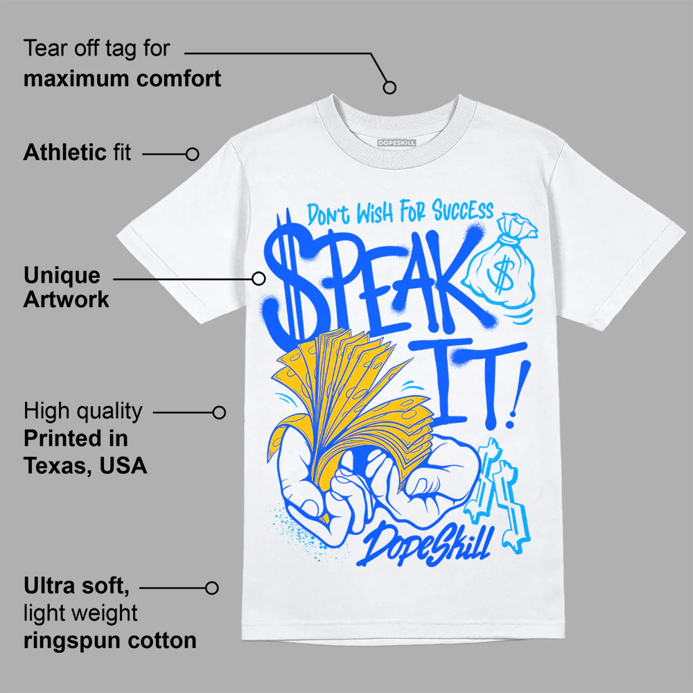 Royal Blue Collection DopeSkill T-Shirt Speak It Graphic - Image 3