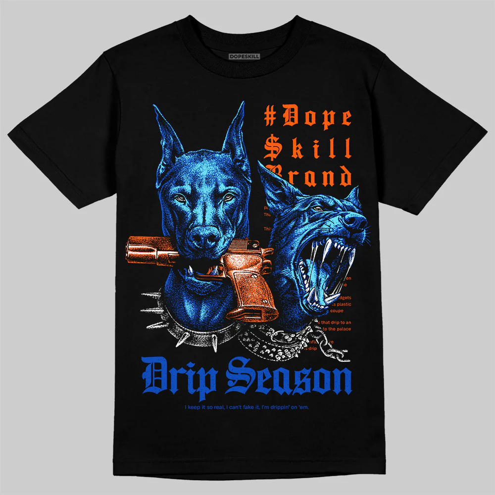 Royal Blue 'New Drip Season' DopeSkill Graphic T-Shirt - Image 2