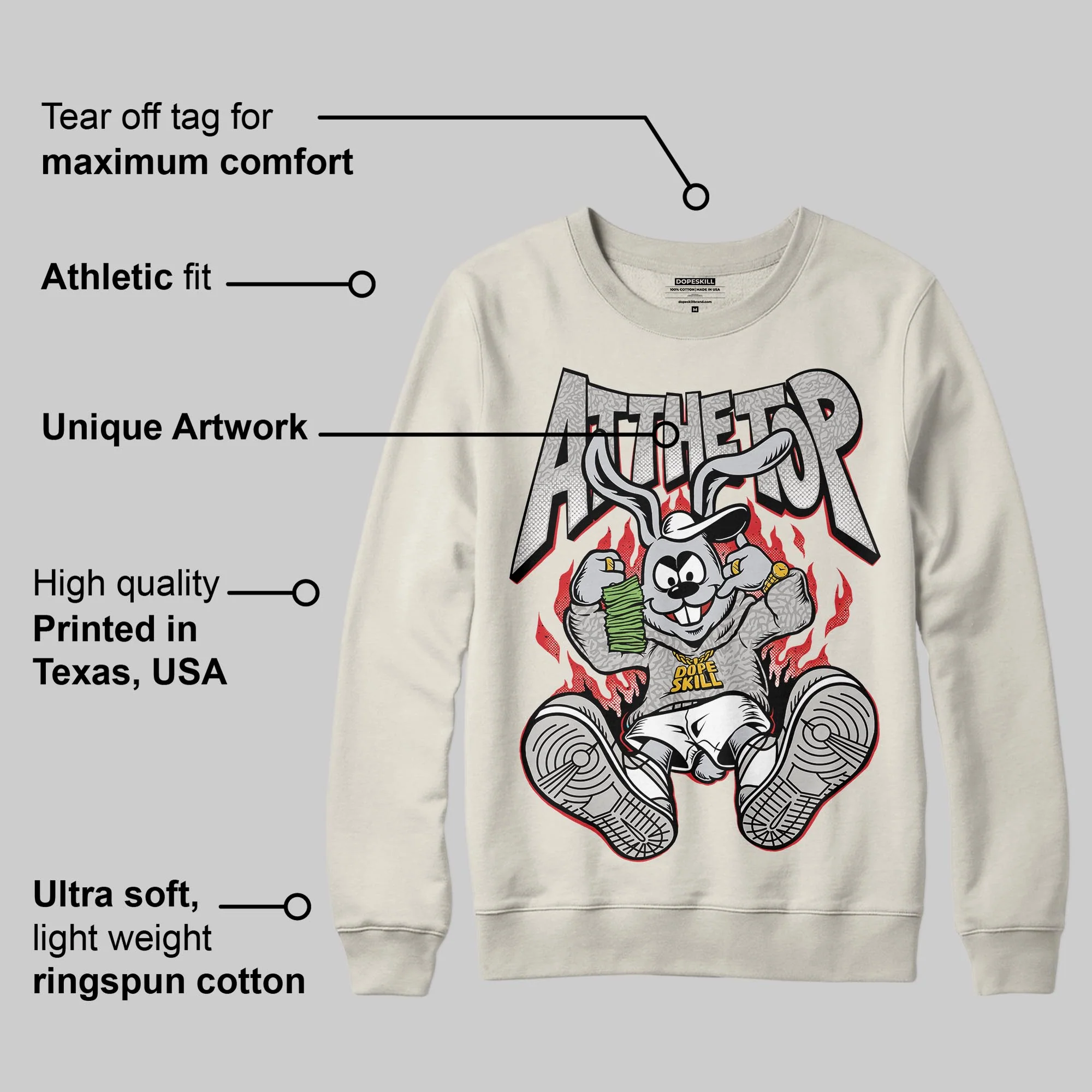 Sail 1s OG DopeSkill Sweatshirt At The Top Graphic - Image 2